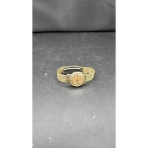 Bulova Automatic Men's Gold Tone Mesh Band Date Swiss 17J